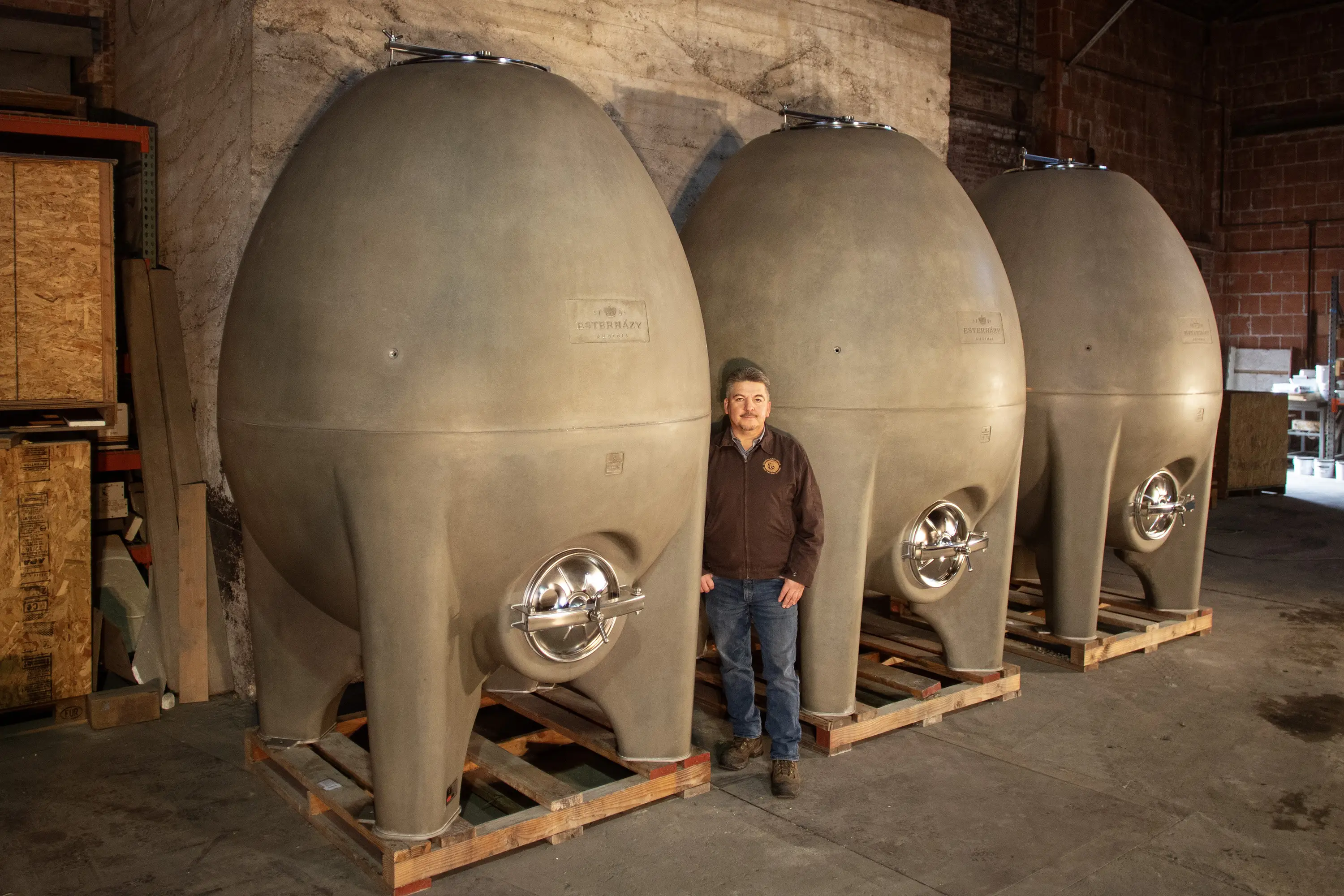 superegg concrete wine tanks